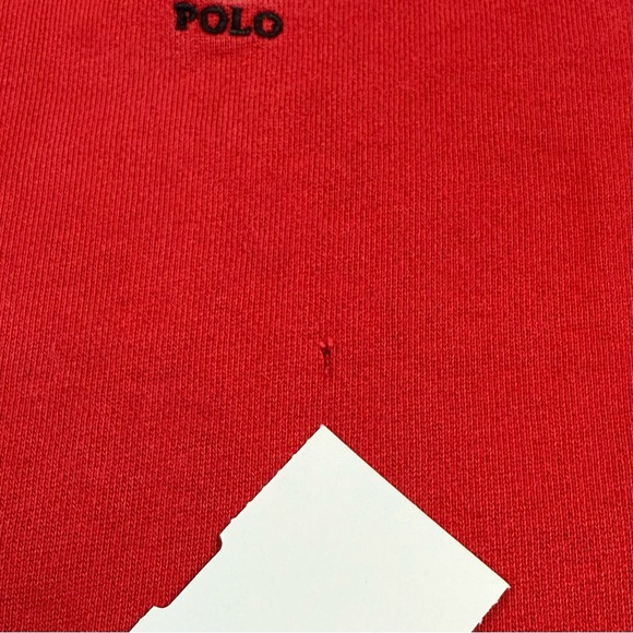 Polo Ralph Lauren Mens Tuxedo Bear Full Zip Hoodie Sweatshirt Sz Medium Red C3 - Picture 5 of 9